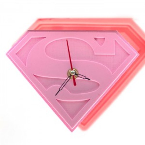 수제몰드 -  수퍼맨 방향제 시계 